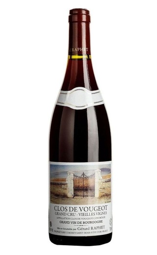 Жерар Рафет Кло де Вужо Гран Крю Вьей Винь 2011 0.75 л фото вино Gerard Raphet Clos de Vougeot Grand Cru Vieilles Vignes 2011 0,75 л