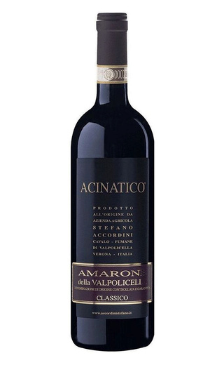 Стефано Аккордини Амароне делла Вальполичелла Классико Ачинатико 2020 0.75 л фото вино Stefano Accordini Acinatico Amarone della Valpolicella Classico 2020 0,75 л