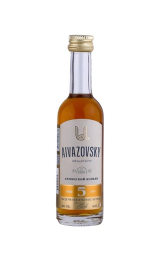 фото коньяк Aivazovsky 5 Years Old 0,05 л