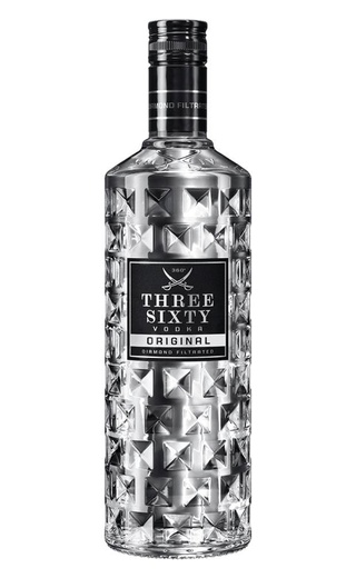 Три Сиксти Ориджинал 0.5 л фото водка Three Sixty Vodka Original 0,5 л