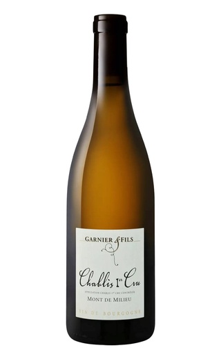 Домен Гарнье и Фис Шабли Премье Крю Мон де Милье 2022 0.75 л фото вино Domaine Garnier et Fils Chablis Premier Cru Mont de Milieu 2022 0,75 л