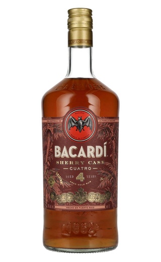 Бакарди Шерри Куатро Каск 1 л фото ром Bacardi Sherry Cuatro Cask 1 л