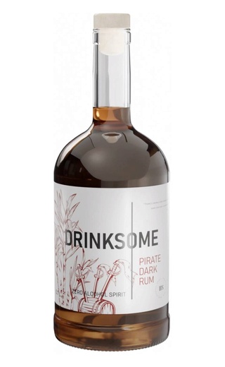 Дринксом Пайрат Дарк 0.7 л фото безалкогольный ром Drinksome Pirate Dark 0,7 л