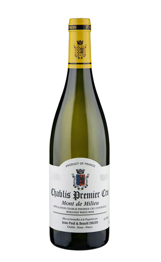 Вино Domaine Jean-Paul et Benoit Droin Chablis 1-er Cru Mont de Milieu 2023 0,75 л