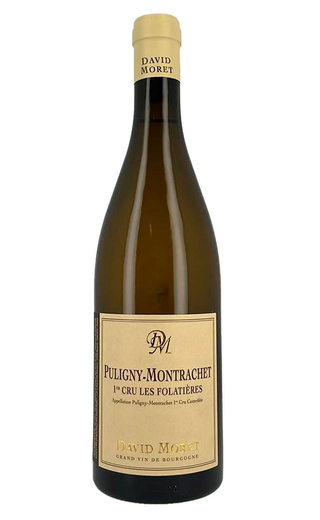 фото вино David Moret Les Folatieres Puligny-Montrachet 1er Cru 2022 0,75 л