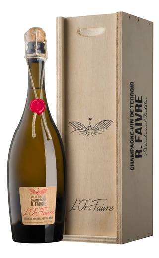 Р. Февр. Л’Ор де Февр Блан де Менье Экстра Брют 2016 0.75 л фото шампанское R.Faivre L’Or de Faivre Blanc de Meuniers Extra Brut 2016 0,75 л