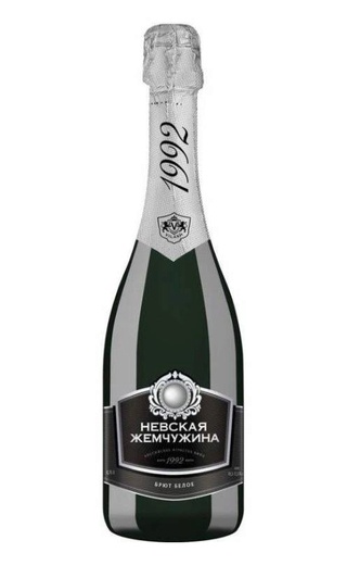 фото игристое вино Nevskaya Zhemchuzhina Rossiyskoe Champagne White Brut 0,75 л