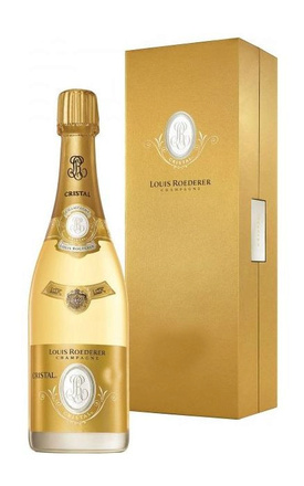 Louis Roederer Cristal 750ml ゴールド Шампанское Louis Roederer Cristal 2016 цена 0,75 л в коробке 48000