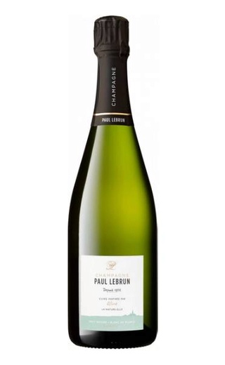 фото шампанское Paul Lebrun Aline La Nature Elle Blanc de Blancs 2017 0,75 л