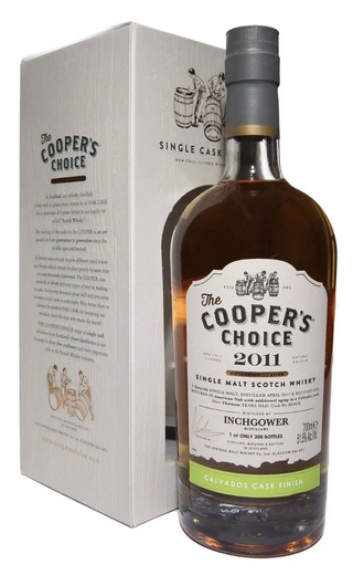 Зе Куперс Чойс Инчговер Сингл Молт 2011 0.7 л фото виски The Cooper’s Choice Inchgower Single Malt 2011 0,7 л