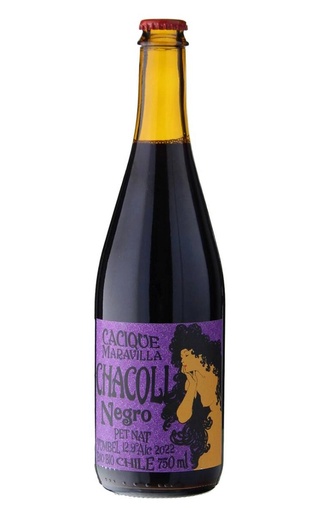 Касике Маравийа Чаколи Негро Пет Нат 2022 0.75 л фото игристое вино Cacique Maravilla Chacoli Negro Pet Nat 2022 0,75 л
