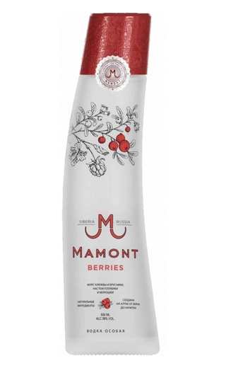 Мамонт Беррис 0.5 л фото водка Mamont Berries 0,5 л