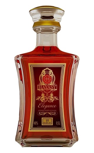 фото коньяк Hayasy Elegans 15 Years 0,5 л