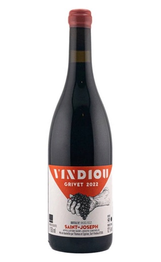 фото вино Vindiou Saint-Joseph Grivet 2022 0,75 л