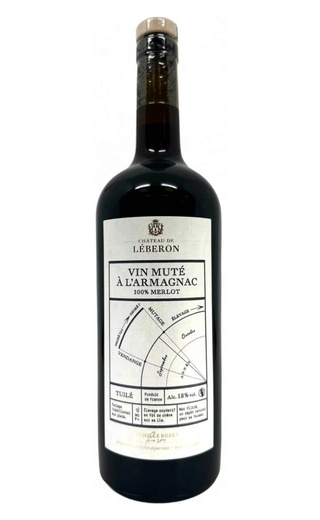 фото арманьяк Chateau de Leberon Vin Mute a l'Armagnac Merlot 2022 0,75 л