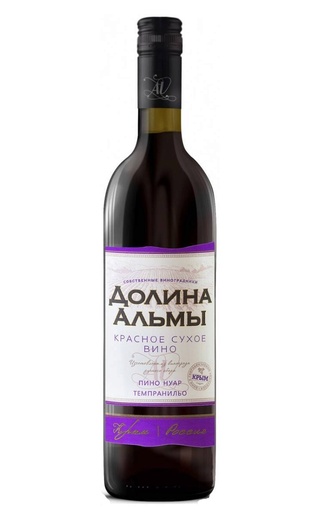 Долина Альмы Пино Нуар Темпранильо 0.75 л фото вино Dolina Almy Pinot Noir Tempranillo 0,75 л