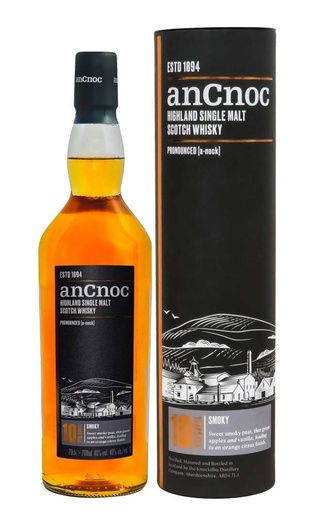 Ан Нок Питед 10 лет 0.7 л фото виски An Cnoc Peated 10 Years Old 0,7 л