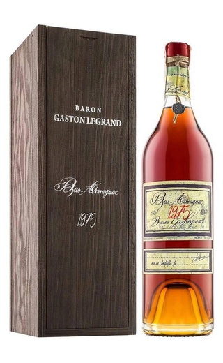 Барон Гастон Легранд 1975 Ба-Арманьяк 0.7 л фото арманьяк Baron G. Legrand 1975 Bas Armagnac 0,7 л