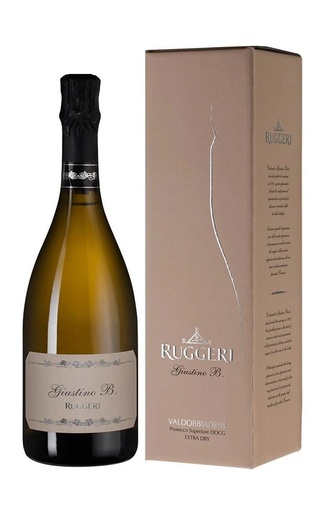 фото игристое вино Ruggeri Prosecco Superiore Valdobbiadene Giustino B. в подарочной упаковке 2023 0,75 л