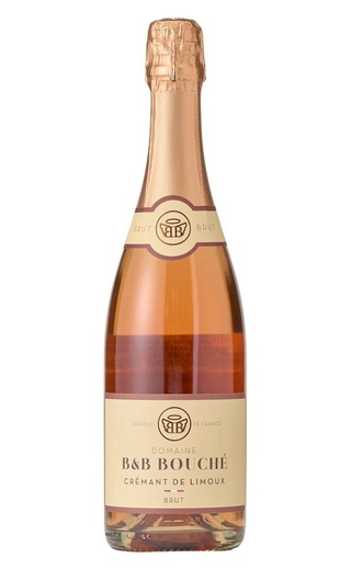 Домен Б&Б Буше Креман де Лиму Брют Розе 0.75 л фото игристое вино Domaine B & B Bouche Cremant de Limoux Brut Rose 0,75 л
