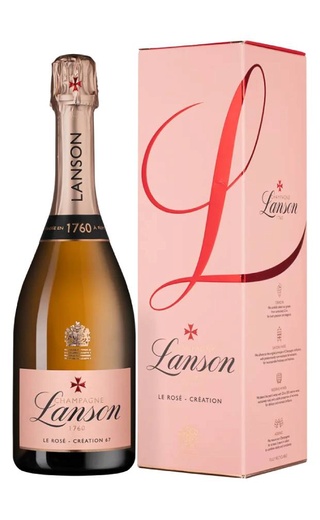 Лансон ле Розе Креасьон Брют 0.75 л фото шампанское Lanson le Rose Creation Brut 0,75 л