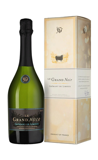 Ле Гран Нуар Креман де Лиму 0.75 л фото игристое вино Le Grand Noir Cremant de Limoux 0,75 л