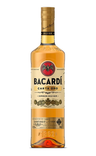 Бакарди Карта Оро 37.5% 0.7 л фото ром Bacardi Carta Oro 37.5% 0,7 л