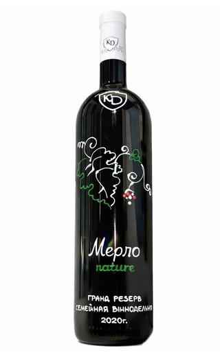 КД Натюр Мерло 2020 0.75 л фото вино KD Nature Merlot 2020 0,75 л