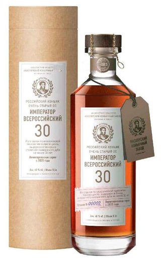 фото коньяк Imperator Vserossijskij 30 Years Old with muzzle 0,7 л