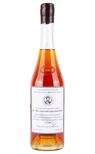 фото коньяк Kizlyarskiy Prazdnichnyy KS with wax seal 0,5 л