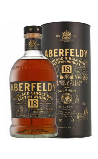 фото виски Aberfeldy 18 Years Bolgheri Tuscan Cask Finish 0,75 л