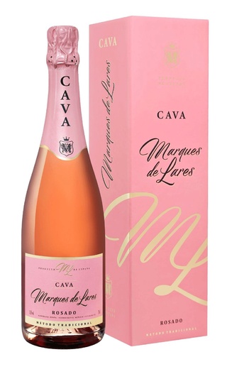 фото игристое вино Marques De Lares Rosado Brut Cava Lopez Morenas 2022 0,75 л