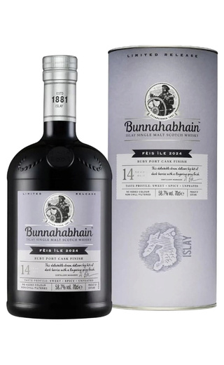 фото виски Bunnahabhain Feis Ile 14 Years Ruby Cask 2024 0,7 л