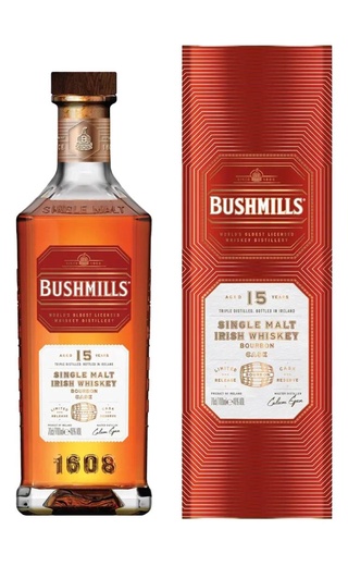 фото виски Bushmills 15 Years Old 0,7 л
