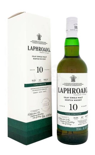 фото виски Laphroaig 10 Years Old Cask Strength 0,7 л