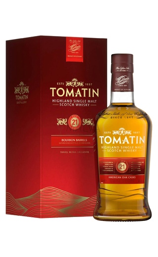 фото виски Tomatin 21 Years Old Travel Retail Exclusive 0,7 л
