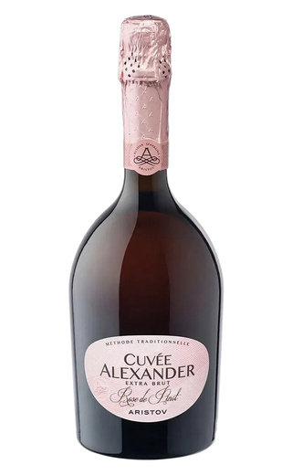 фото игристое вино Aristov Cuvee Alexander Rose de Pinot Extra Brut 2023 0,75 л