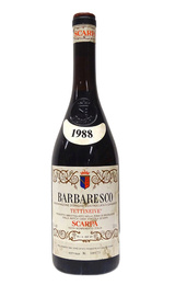 Вино Scarpa Barbaresco Tettineive 1988&nbsp;0,75&nbsp;л