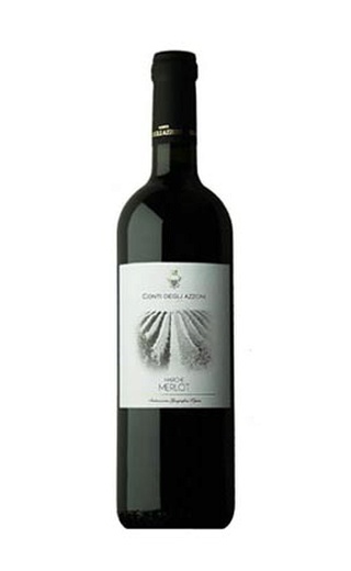 фото вино Conti Degli Azzoni Merlot Marche 2021 0,75 л