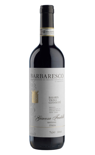 фото вино Giacosa Fratelli Basarin Vigna Gianmate Barbaresco Riserva 2019 0,75 л