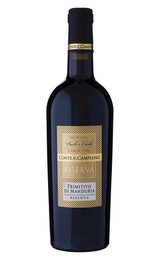 Вино Conte di Campiano Primitivo di Manduria Riserva&nbsp;0,75&nbsp;л
