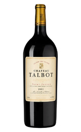 Вино Chateau Talbot Grand Cru Classe 1991&nbsp;1,5&nbsp;л