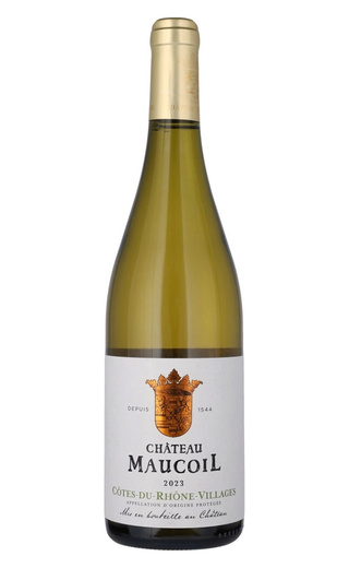 фото органическое вино Chateau Maucoil Cotes du Rhone Villages Blanc 2023 0,75 л
