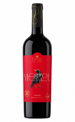 фото вино Drozd Merlot 2024 0,75 л
