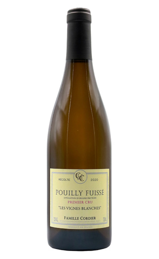 фото вино Famille Cordier Pouilly Fuisse Premier Cru Les Vignes Blanches 2020 0,75 л