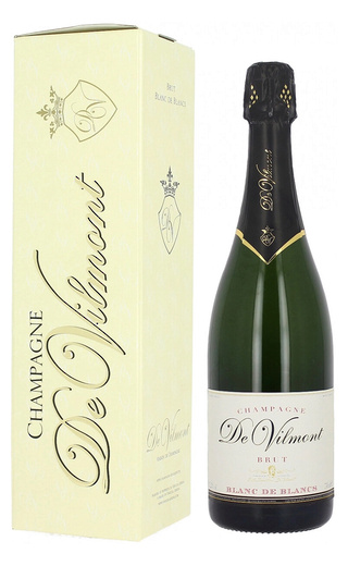 фото шампанское De Vilmont Blanc de Blancs Brut 2019 0,75 л