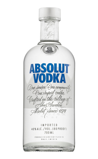 фото водка Absolut 0,2 л